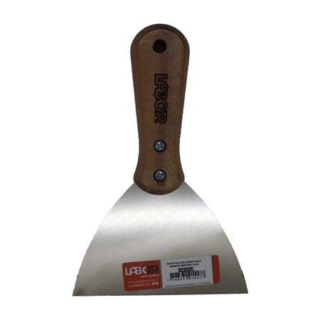 ESPATULA ACERO INOX M/ MADERA 12cm